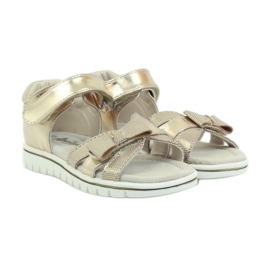 American Club Americké sandály dětské boty kožená stélka žlutá 3 American Club Americké sandály dětské boty kožená stélka žlutá 3