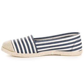 McKey Žebrované espadrilky modrý 2