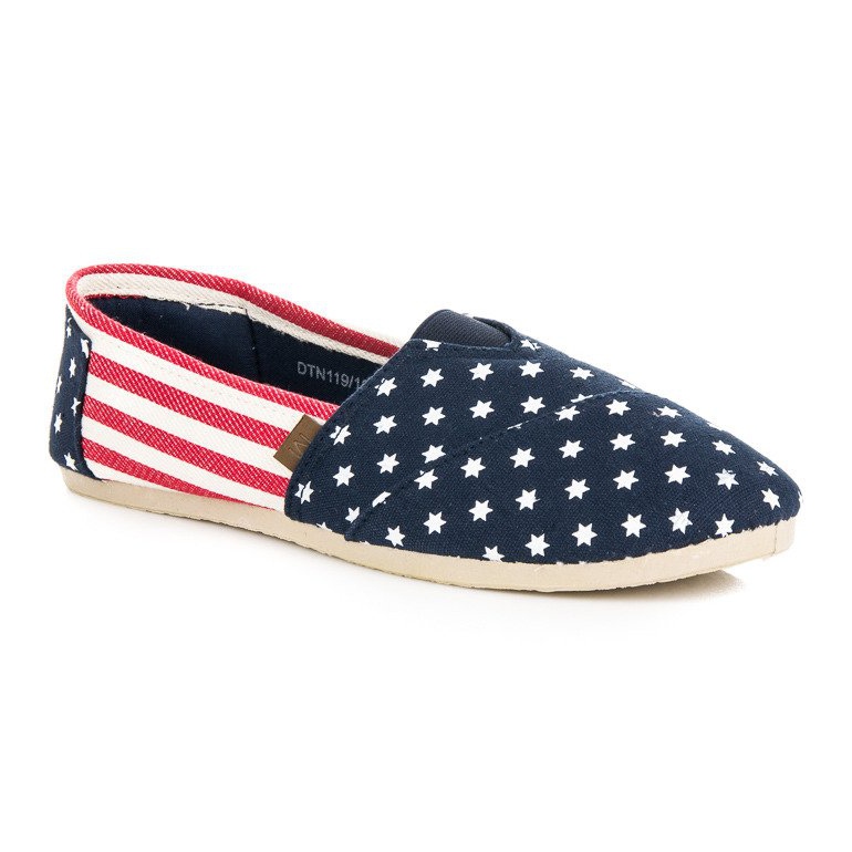 McKey Stylová textilní obuv modrý 1