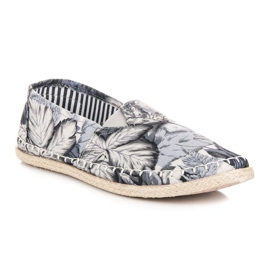 McKey Pohodlné šedé espadrilky šedá 1