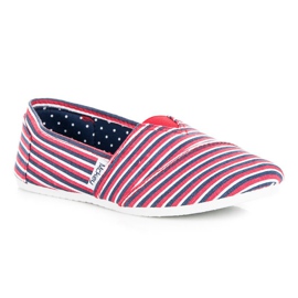 McKey Pruhované slipy červený 1