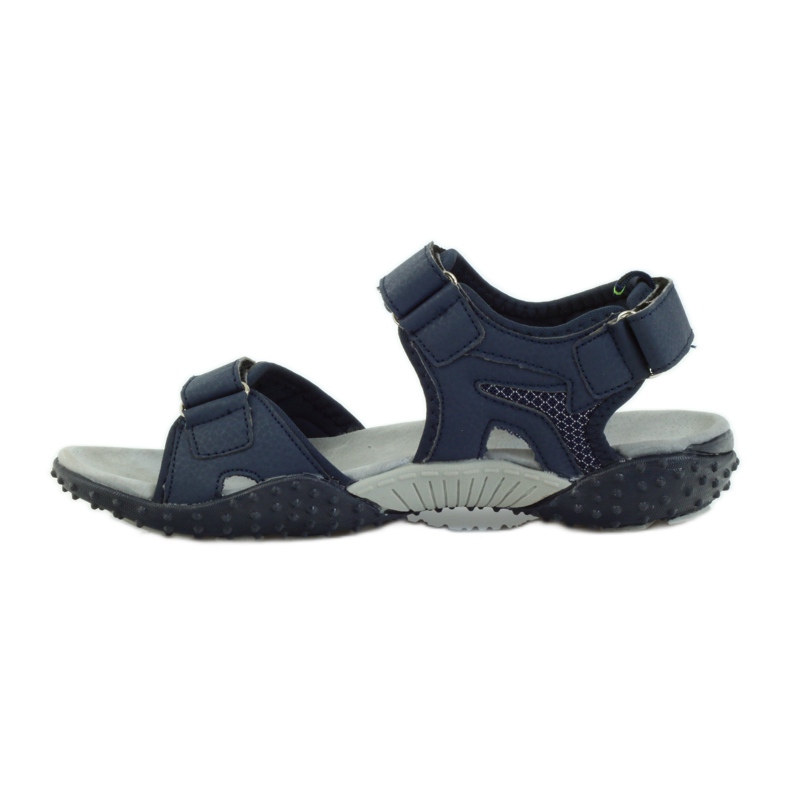 American Club Sandály s americkou koženou vložkou 1715 námořnická modrá 2