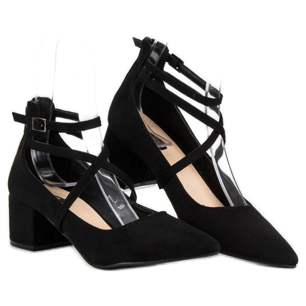 Semišové lodičky VICES černá 2