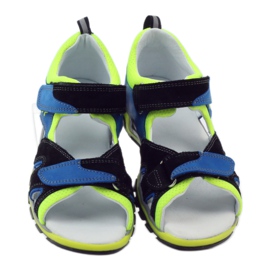 Tuřínové sandály Bartek 19187 vícebarevný modrý černý 4