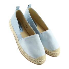 Modré dámské espadrilky FF088 modré modrý 3