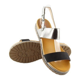 Černé dámské sandály SL88P Black černý 2