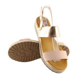 Růžové dámské sandály SL88P Pink růžový 2