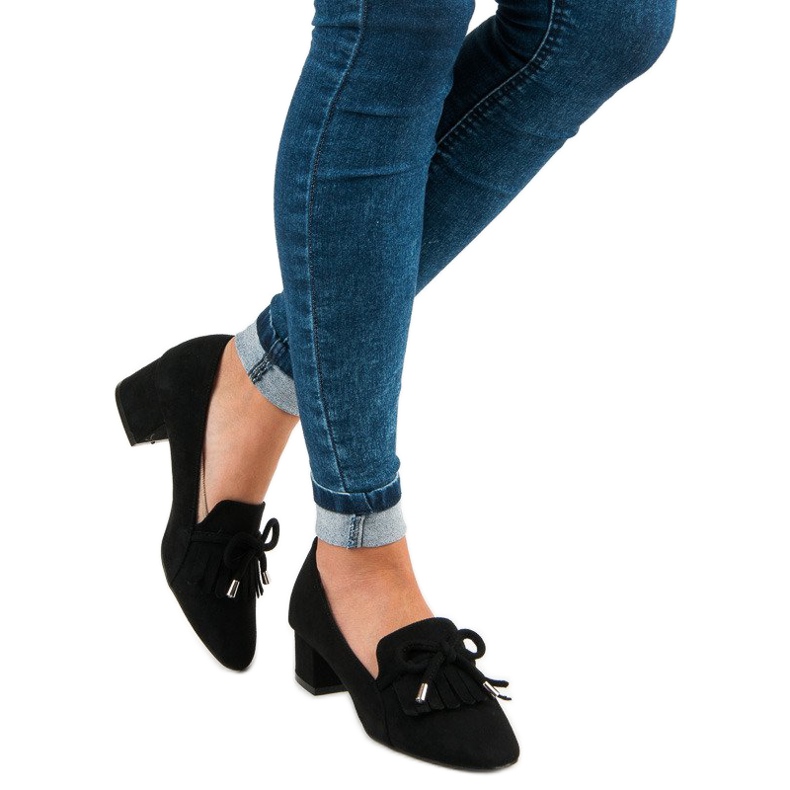 Mokasíny Na Post černá 1