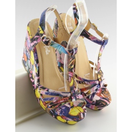 Sandály na klínku YX-17 černé černá 1 Sandály na klínku YX-17 černé černá 1