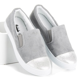 Balada Slip ony módní styl šedá 1 Balada Slip ony módní styl šedá 1