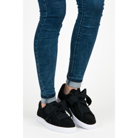 Puma Suede Heart Valentine Jr černá 5