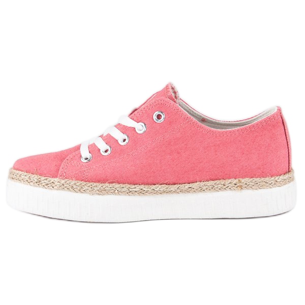 Kylie Tied Creepers Na Platformě růžový 2 Kylie Tied Creepers Na Platformě růžový 2