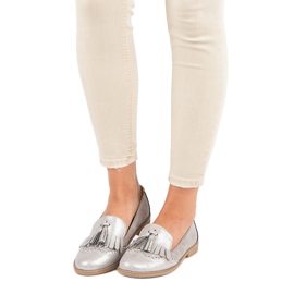 Bestelle Stylové dámské mokasíny šedá 1 Bestelle Stylové dámské mokasíny šedá 1