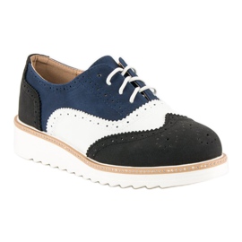 Vázané dámské boty černý 1