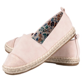Marquiz Růžové světlé espadrilky růžový 1 Marquiz Růžové světlé espadrilky růžový 1