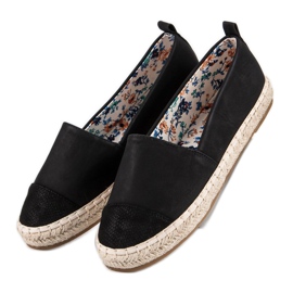 Marquiz Černé světlé espadrilky černý 2
