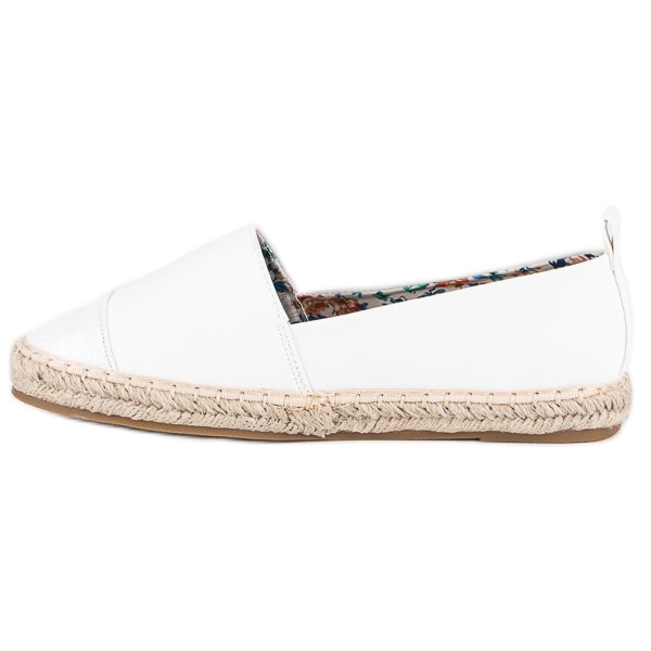 Marquiz Bílé světlé espadrilky bílý 1