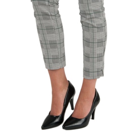 Černé vysoké podpatky VINCEZA černá 2