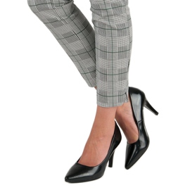 Černé vysoké podpatky VINCEZA černý 1