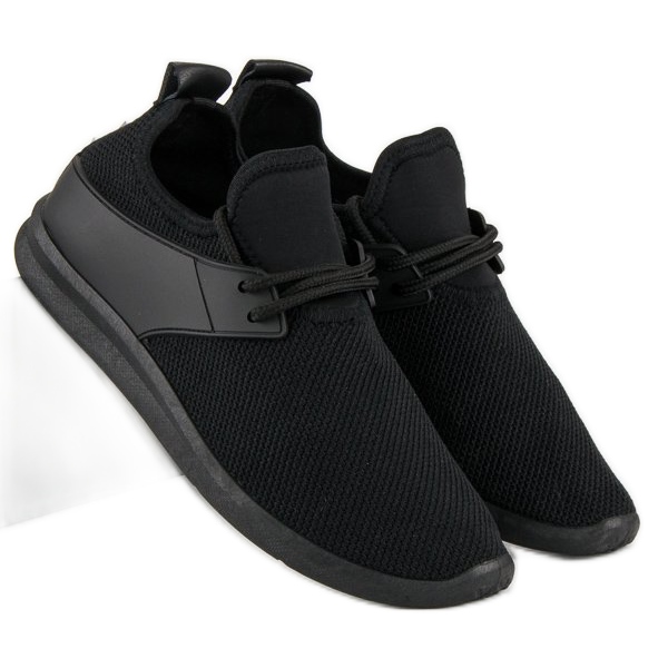 Super Me Černé textilní tenisky černá 1