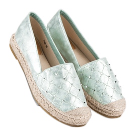 Super Mode Pohodlné espadrilky zelená 3