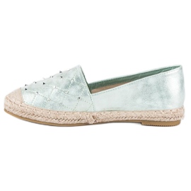 Super Mode Pohodlné espadrilky zelená 1