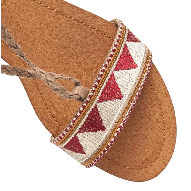 Vices Dámské ploché sandály hnědý 2