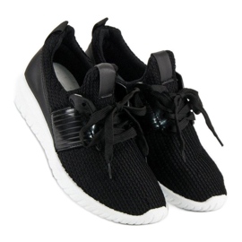 Textilní sportovní obuv černá 1