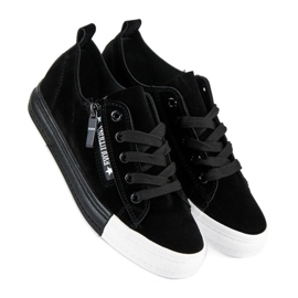 Seastar Semišové černé tenisky černý 1