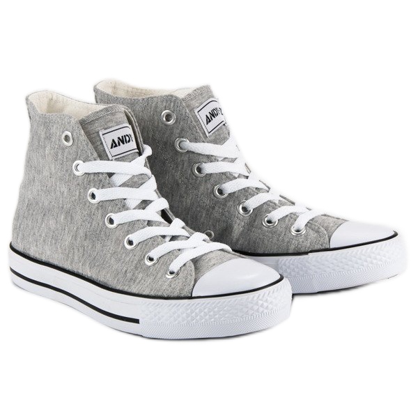 Andy Z Klasické tenisky nad kotník šedá 1