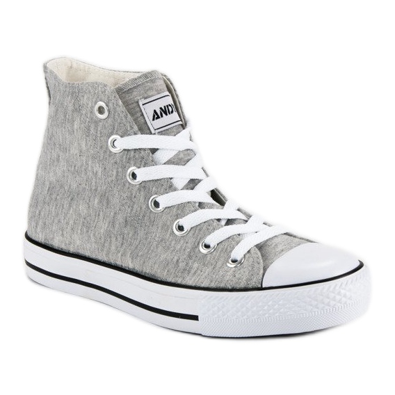 Andy Z Klasické tenisky nad kotník šedá 2