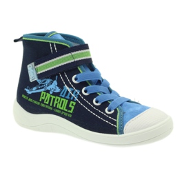 Dětské boty, tenisky, pantofle Befado 268x066 námořnická modrá modrý zelená 1