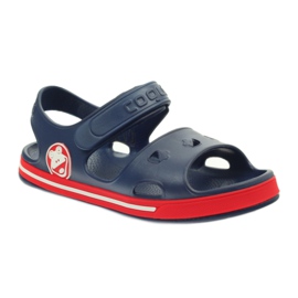 Sandály do vody Żabka COQUI Navy Blue červený námořnická modř 1