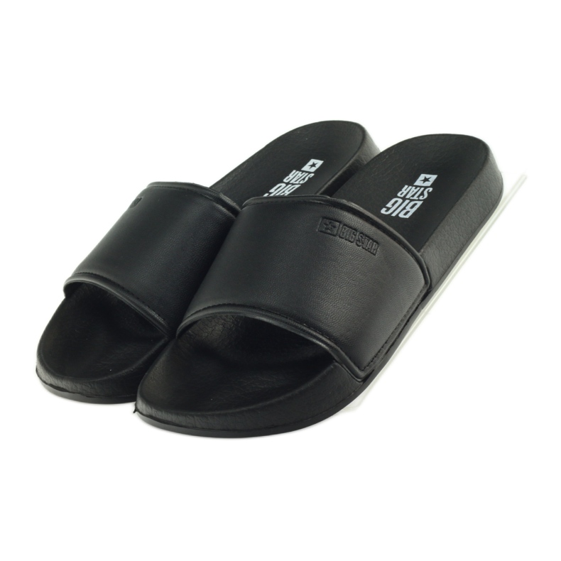 Profilované pantofle Big Star černé černá 5