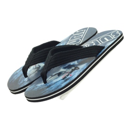 American Club Americké pánské žabky SURF černý 4