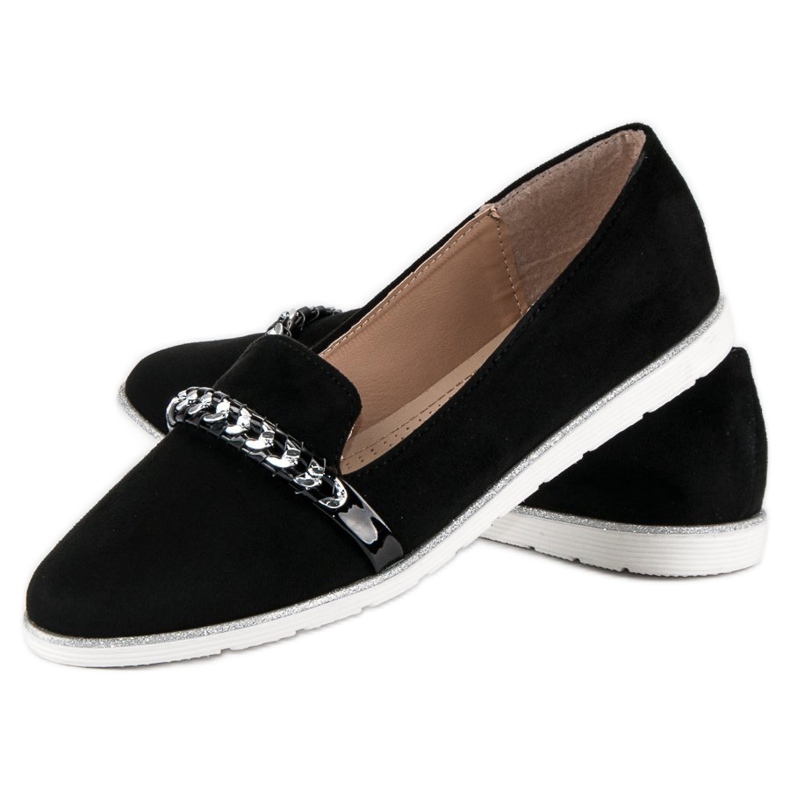 Super Me Pánové z černého semiše černá 2