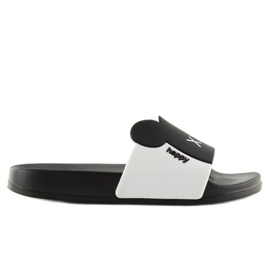 Silikonové pantofle XoXo černé J10761B Black černá 1