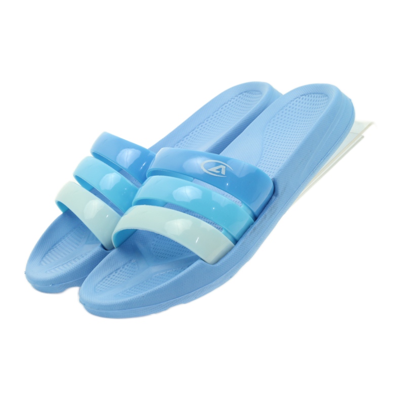American Club Americké dámské bazénové pantofle modrý 4 American Club Americké dámské bazénové pantofle modrý 4