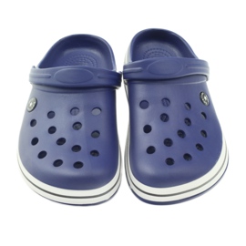 American Club Crocs dřeváky pantofle tmavě modré sandály námořnická modrá 3