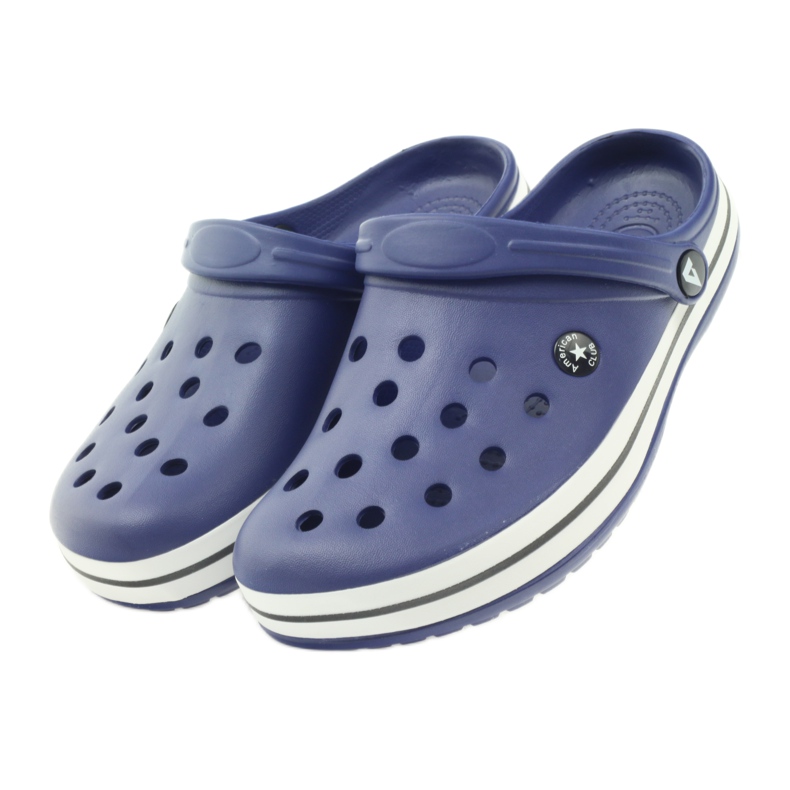 American Club Crocs dřeváky pantofle tmavě modré sandály námořnická modrá 4 American Club Crocs dřeváky pantofle tmavě modré sandály námořnická modrá 4