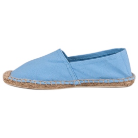 Modré espadrilky modrý 1