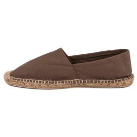 Hnědé espadrilky hnědý vícebarevný 4