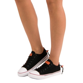 Černé tenisky černá 1