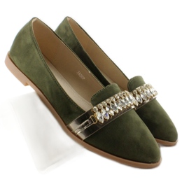 Elegantní lordi s kubickými zirkony JH20P Green zelený 2