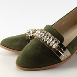 Elegantní lordi s kubickými zirkony JH20P Green zelený 1
