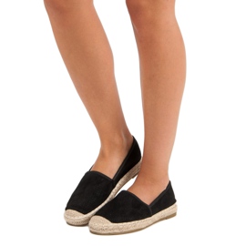 Bestelle Prolamované černé espadrilky černý 1