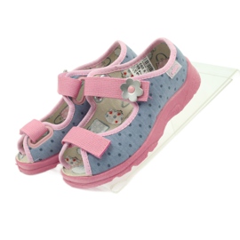 Chlapecké sandály Befado 969x093 šedé šedá růžový 4