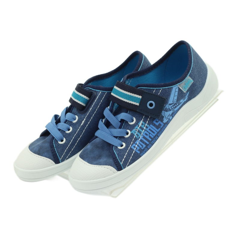 Pantofle chlapecké Sneakers Befado 251y092 modrý námořnická modř 4