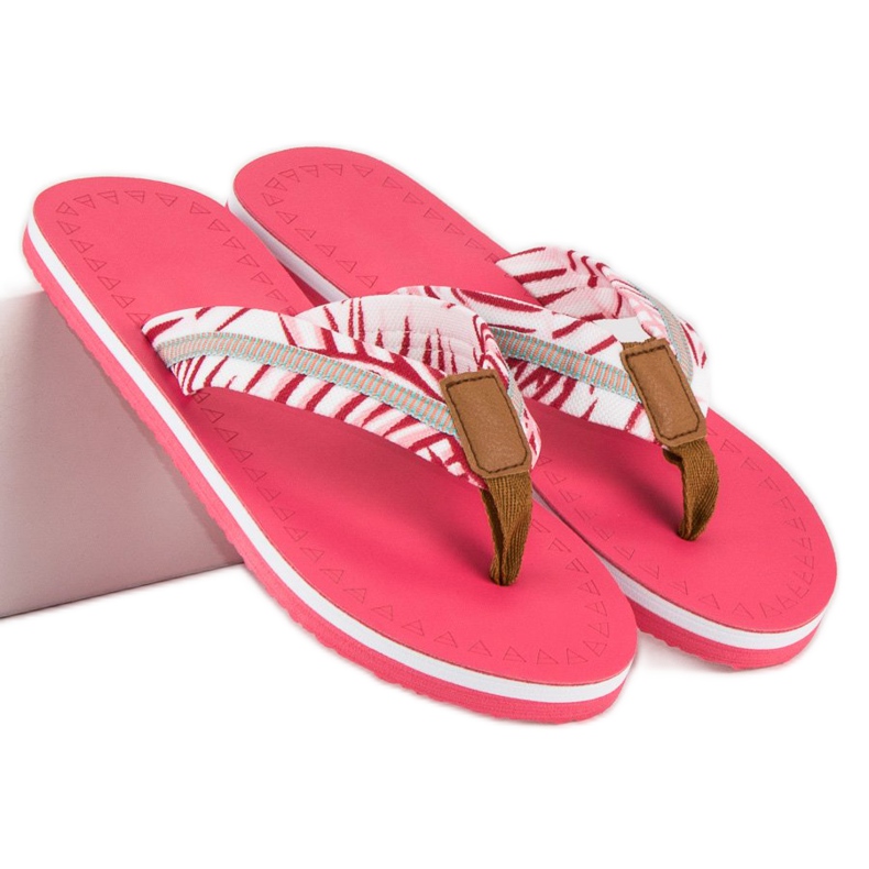 Ax Boxing Textilní žabky růžový 1