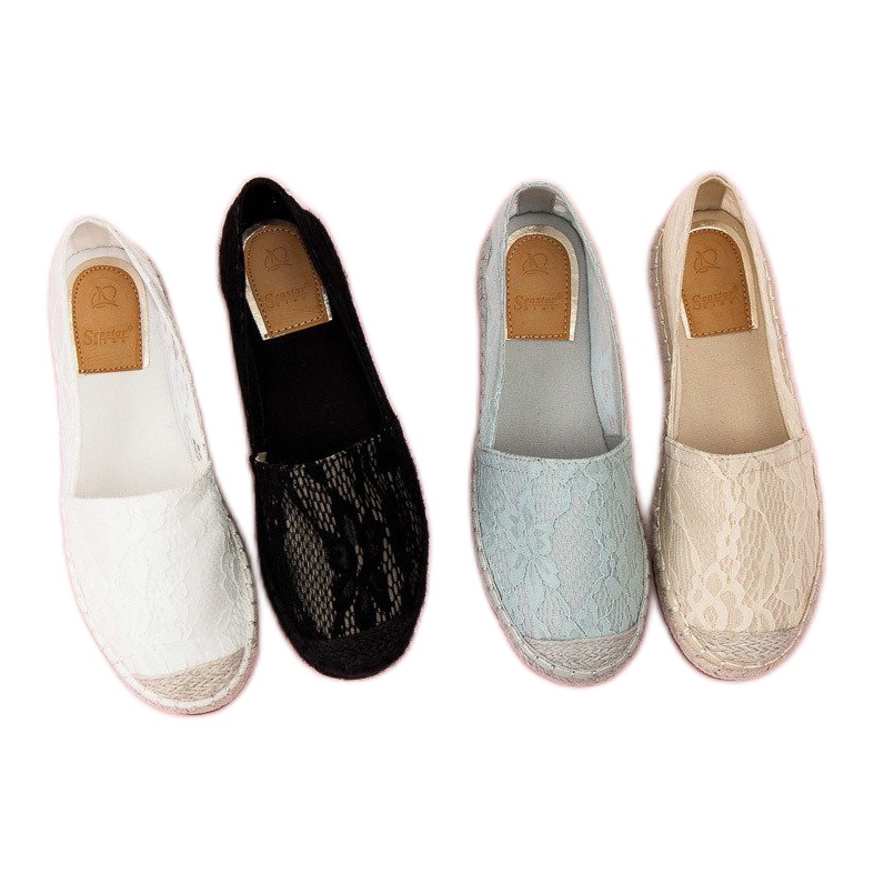 Seastar Espadrilky z černé krajky černý 2